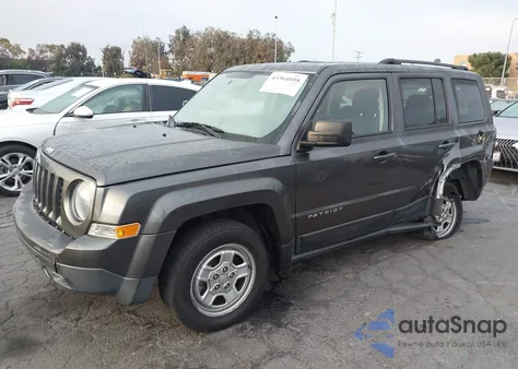 2015 Jeep Patriot Sport из США, поврежденный, VIN 1C4NJPBB7FD362015